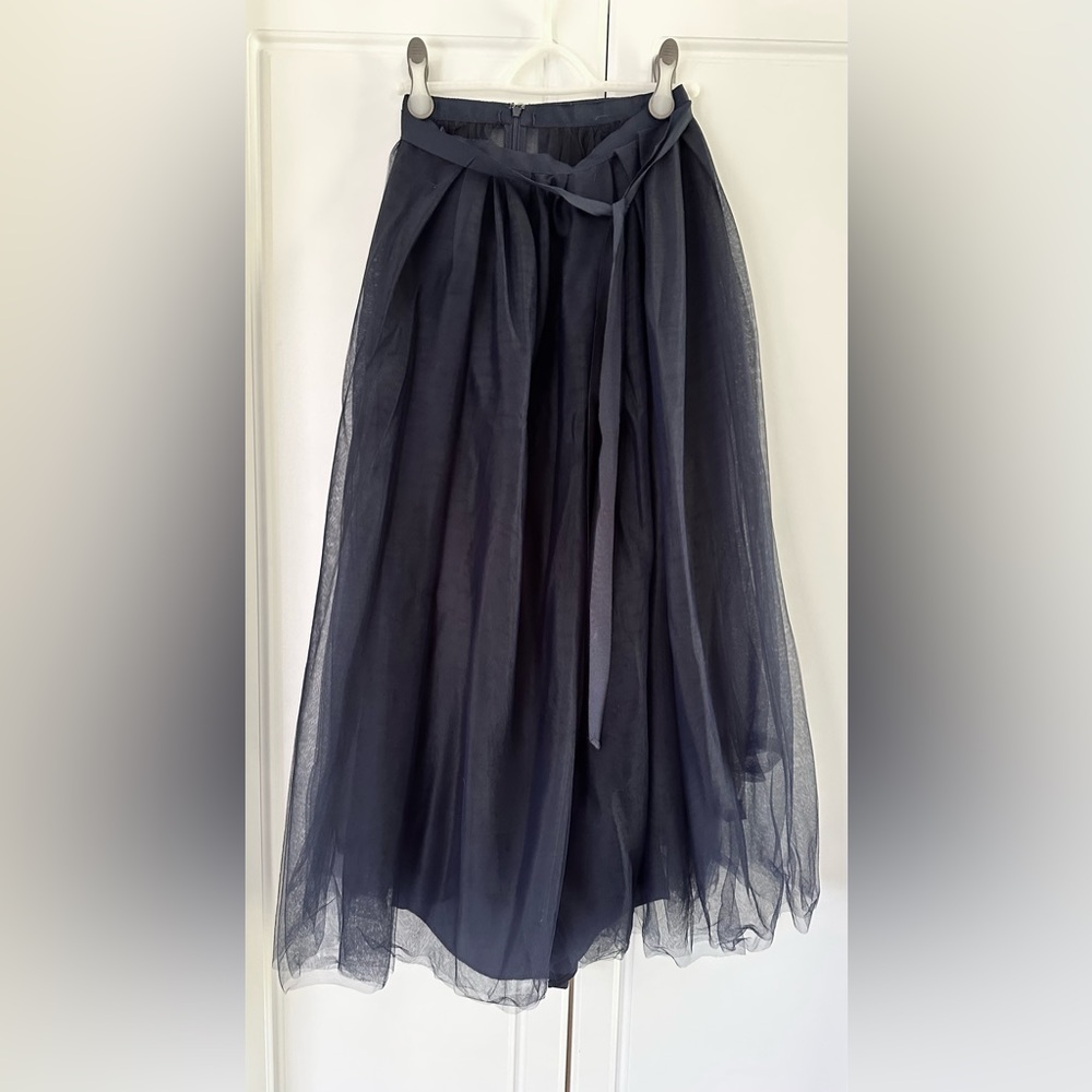 Long Tulle Skirt, JCrew